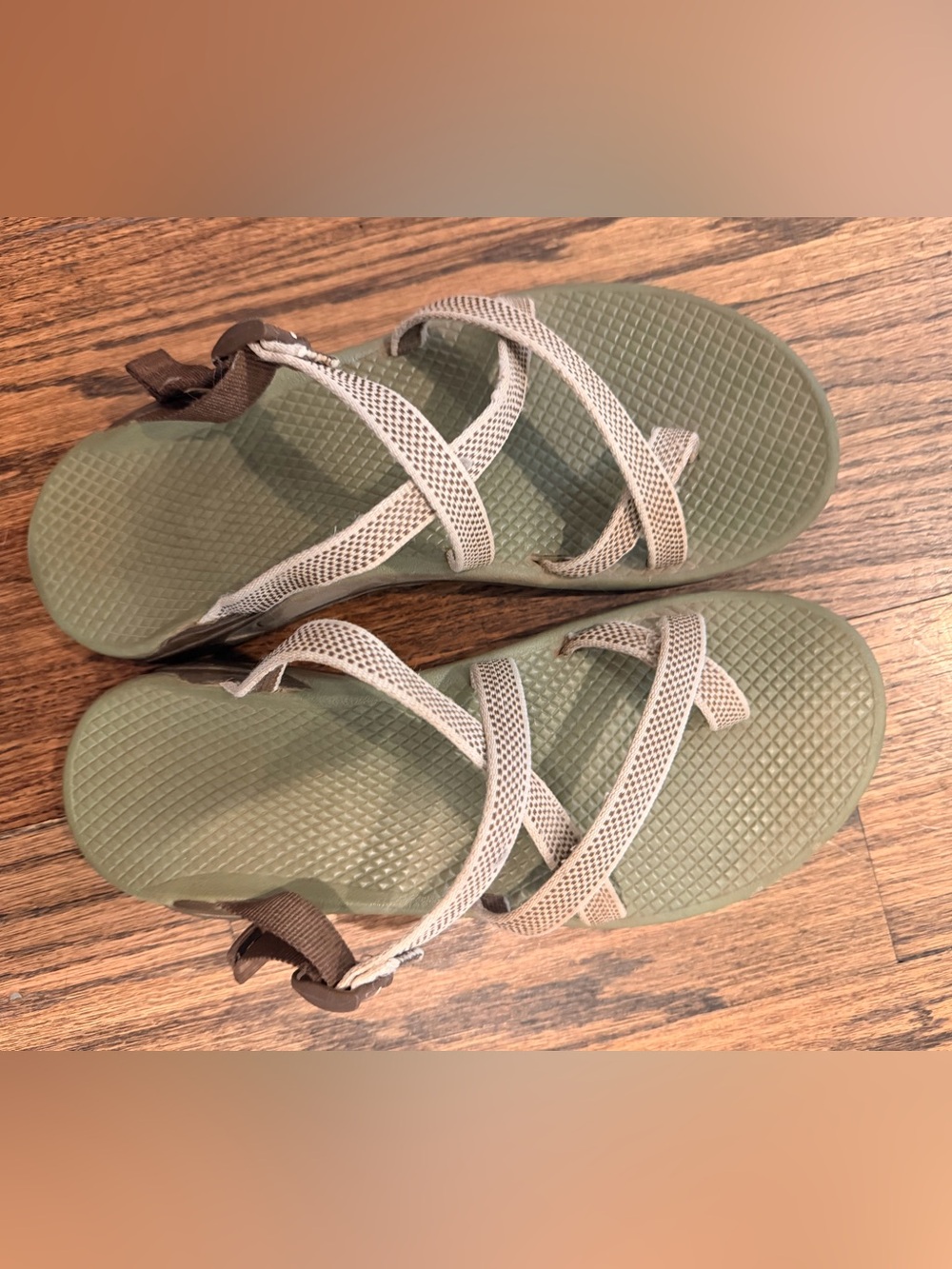 Chacco Women's Sandals with Beige Mesh Straps